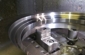 tramway tyre machining